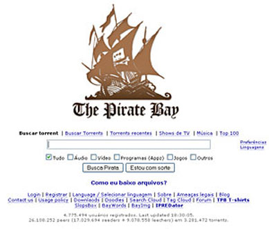 Site de compartilhamento Pirate Bay inicia download de objetos fsicos