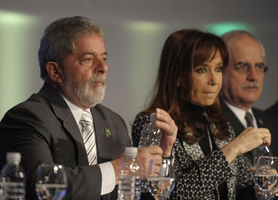 Lula visita Argentina e se encontra com Cristina Kirchner