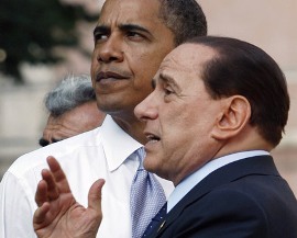Silvio Berlusconi volta a chamar Obama de 