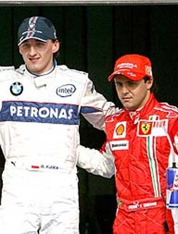 Kubica bate Massa e sai na pole no Bahrein