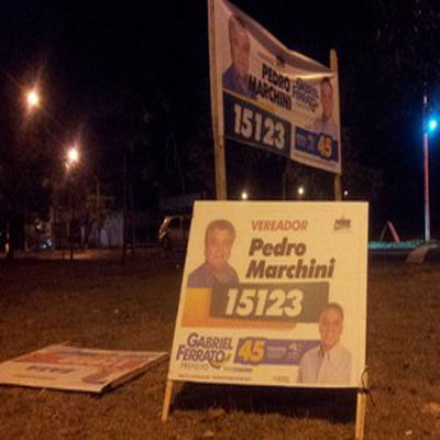 Candidatos desobedecem horrios e cartrio far ronda em Piracicaba, SP