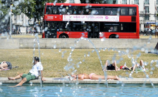 Inglaterra tem pior onda de calor dos ltimos seis anos