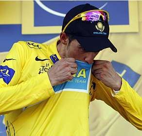 Contador ganha etapa e  o novo lder da Volta da Frana