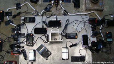 EUA querem usar celulares para monitorar terremotos