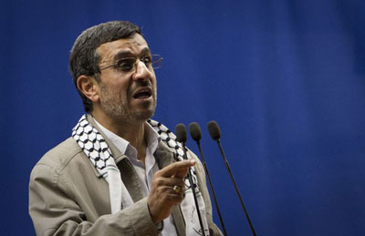 Ahmadinejad diz que no h lugar para Israel em novo Oriente Mdio