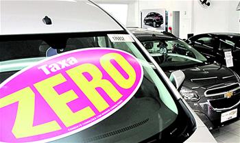 Vendas de carros zero caem 3,97% no ms