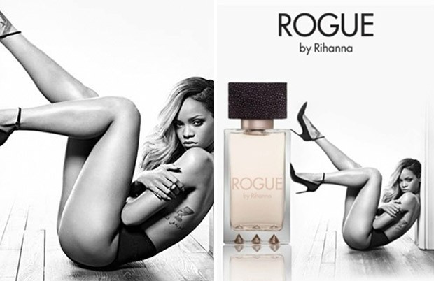 Rihanna causa polmica com publicidade do novo perfume, Rogue