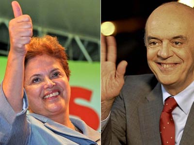TSE: Dilma Rousseff  a nova presidente do Brasil. No rdio, Dilma foca agricultura e Serra fala sobre Lula