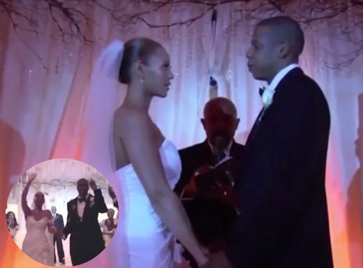 Jay-Z mostra vdeo de casamento com Beyonc
