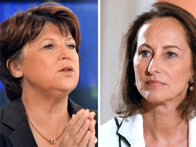 Duas mulheres disputam liderana do Partido Socialista na Frana