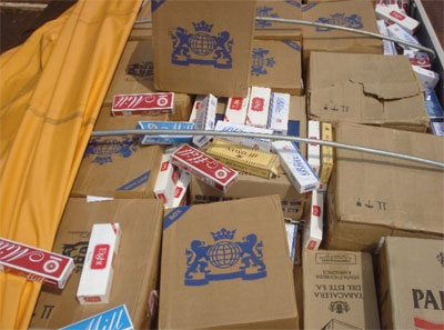 PRF apreende cerca de 8 milhes de cigarros contrabandeados 