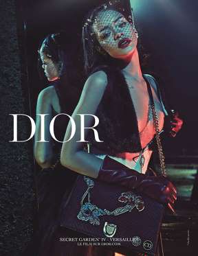 Saram as fotos da campanha da Dior com a Rihanna