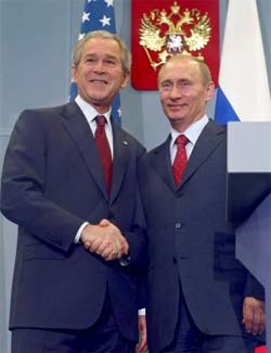 Bush e Putin encerram ltimo encontro sem acordo 