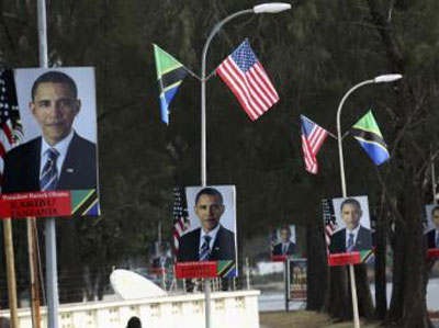 Obama chega  Tanznia, ltima etapa de giro pela frica