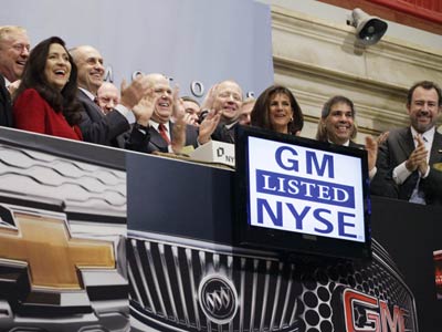 Aes da General Motors inicia a negociao na bolsa de NY