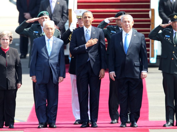 Em primeira visita oficial a Israel, Obama pede paz na Terra Santa