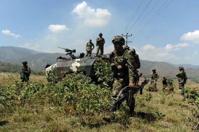 Bombardeio militar mata 20 guerrilheiros das Farc no sudoeste da Colmbia