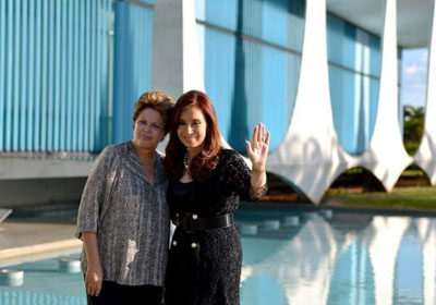 Dilma e Cristina Kirchner devem se reunir na Argentina em fevereiro  