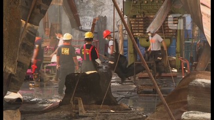 Nmero de mortos em incndio em fbrica nas Filipinas sobe p