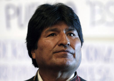 Evo faz greve de fome porque est gordo demais, ironiza oposio na Bolivia