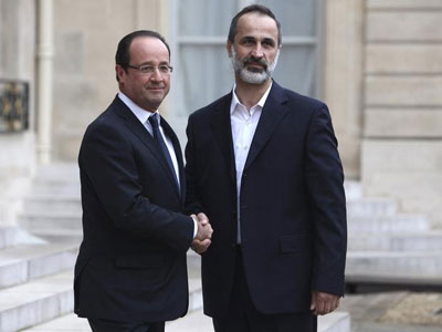 Oposio sria ter embaixador em Paris, diz Hollande