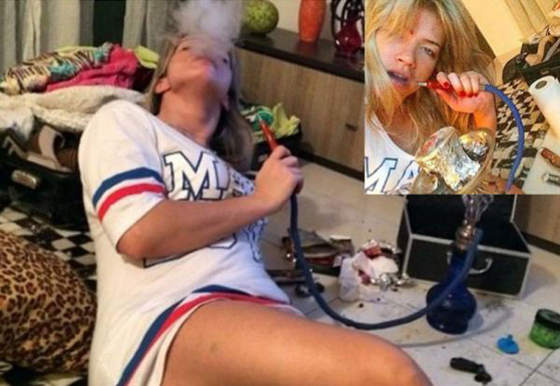 Ex-bbb Fani posta foto fumando narguil e causa polmica