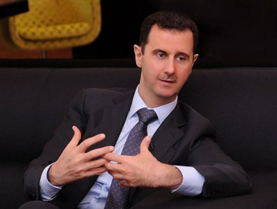 Assad diz que Ocidente apoia os 