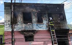 40 pessoas moravam em sobrado destrudo por fogo em SP