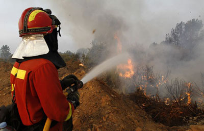 Incndio destri 10 mil hectares no norte da Espanha