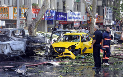 Exploso deixa mortos e feridos na capital da Turquia