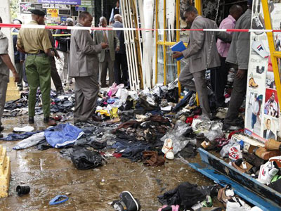 Violenta exploso abala capital do Qunia e deixa 23 feridos