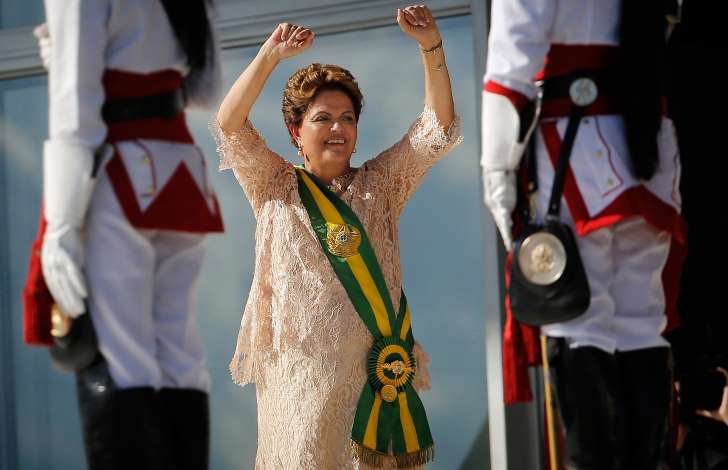 Dilma recebe no Rio solidariedade de Pezo e Paes