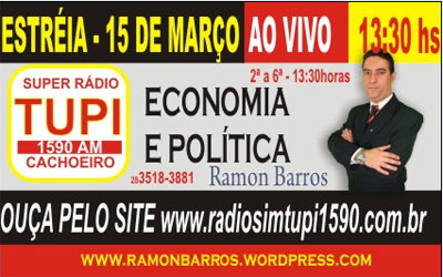 RAMON BARROS ESTRIA PROGRAMA NA TUPI