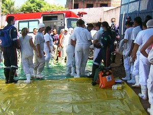 Vazamento de amnia em frigorfico de Porto Ferreira deixa vrios feridos